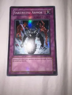 Yugioh CP01-EN004 Sakuretsu Armor Super Rare Champion Pack 1 LP wow bleed - Image 5