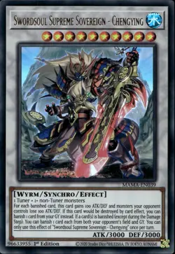 Swordsoul Supreme Sovereign - Chengying 1st Ed Ultra MAMA-EN039 Yu-Gi-Oh! - Image 1
