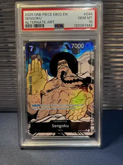 2025 PSA 10 Sengoku EB02-044 Anime 25th Collection ONE PIECE Card Game Japanese - Image 1