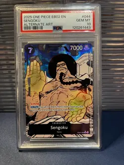 2025 PSA 10 Sengoku EB02-044 Anime 25th Collection ONE PIECE Card Game Japanese - Image 3