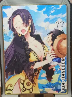 Boa Hancock One Piece Spicy Goddess Story Metal Card Anime Waifu Luffy Big Boobs - Image 1