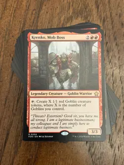 MTG Commander Deck - Krenko, Mob Boss - 100 Cards EDH Goblins - Image 1
