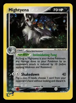 Mightyena 10/109 Holo Rare EX Ruby Sapphire Pokemon Card - Image 1