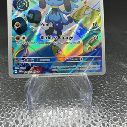 Pokemon Riolu TCG Illustration Rare Card 215/198 SV01 Scarlet & Violet Base Set - Image 4