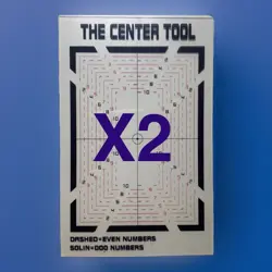 *2 PACK* TCG Card Grading Centering Tool Pokemon, Sports, Disney, YuGiOh PSA - Image 1