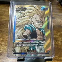 Gotenks SB02-017 Gold Leader Manga Booster 02 Dragon Ball Card English - Image 1