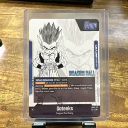 Gotenks SB02-017 Gold Leader Manga Booster 02 Dragon Ball Card English - Image 5