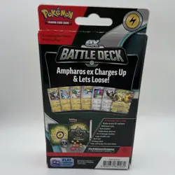 Pokemon TCG Ampharos ex Battle Deck 60 Cards Level 1 Ages 6+ New Sealed Box - Image 2