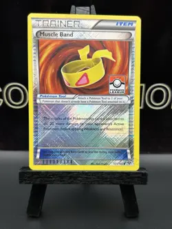 Pokemon Card - Muscle Band 121/146 - Pokemon League - Promo - Reverse Holo * VLP - Image 2