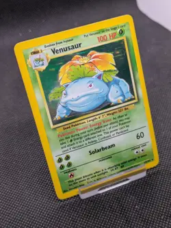Venusaur 15/102 Holo Base Set Pokemon Card WOTC LP EXCELLENT+ - Image 2