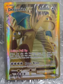 Pokemon TCG Dragonite EX Evolutions XY Full Art Ultra Rare Card 106/108 - Image 1
