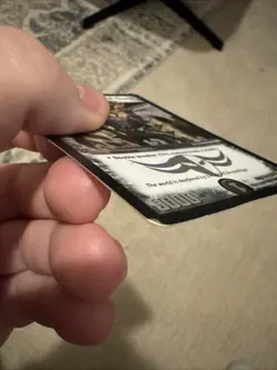 2004 Duel Masters Trading Card Deathliger, Lion of Chaos S5/S10 Holo Foil DM01 - Image 4