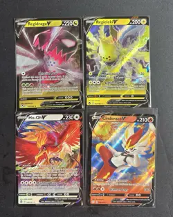 Pokemon TCG Sword And Shield Mixed V Lot 21 Total Cards NM Condition (A) - Image 4