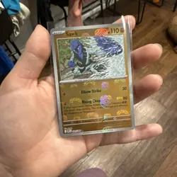 Sawk (Master Ball Pattern) 049/086 Sv: White Flare Holo 2025 Pokemon Card NM - Image 1