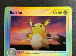 Pokemon Raichu 13/95 EX Team Magma vs Team Aqua Reverse Holo Card LP - Image 3