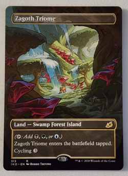 Zagoth Triome (Showcase) - Ikoria (IKO) - Magic the Gathering Card Single - Image 1
