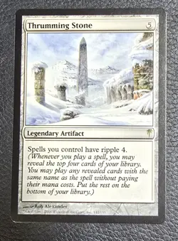 Thrumming Stone Coldsnap Regular MTG NM Magic Card - Image 1