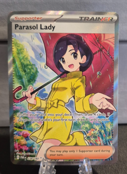 Parasol Lady 238/182 Ultra Rare Pokemon Card- Paradox Rift - Image 1