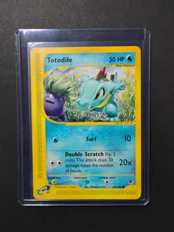 Totodile 134/165 Expedition Base Set Non-Holo 2002 WOTC Vintage Pokemon Card NM - Image 5