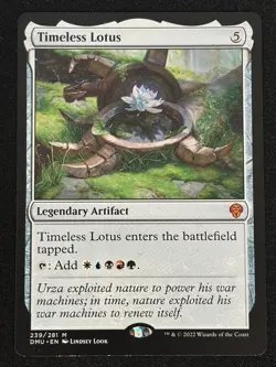 1x MTG Timeless Lotus - Dominaria United (DMU) #239 - Magic the Gathering - Image 1