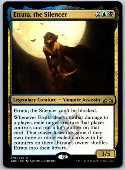 Etrata, the Silencer R Guilds of Ravnica 170 NM - Image 1