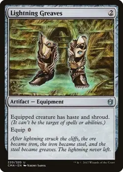 Magic The Gathering MTG LIGHTNING GREAVES Commander Anthology NM Near Mint - Image 1