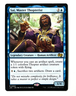Sai, Master Thopterist (Anime) #63 (NM) Foundations Jumpstart J25 Magic MTG - Image 1