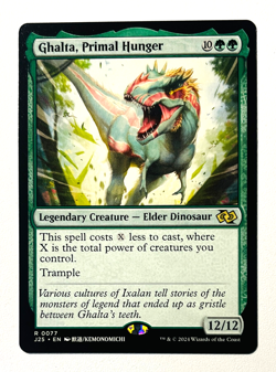Ghalta, Primal Hunger (Anime) R Foundations Jumpstart 77 NM - Image 1