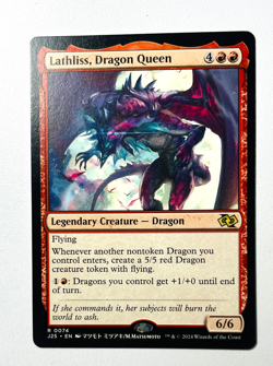 Lathliss, Dragon Queen (Anime) R Foundations Jumpstart 74 NM - Image 1