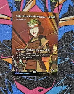 Suki Of The Kyoshi Warriors NM Borderless Foil MTG Avatar: The Last Airbender - Image 1