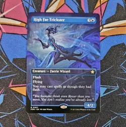 High Fae Trickster NM Borderless MTG Foundations Unplayed Magic The Gathering - Image 1