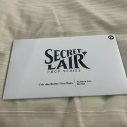 MTG SEALED SECRET LAIR DROP SERIES FOIL EDITION Dogs Are Better Than Cats - Image 1