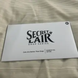 MTG SEALED SECRET LAIR DROP SERIES FOIL EDITION Dogs Are Better Than Cats - Image 2