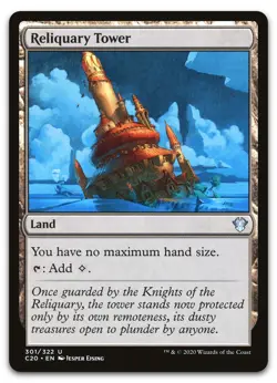 Reliquary Tower #301 (NM) Commander 2020 C20 Magic MTG - Image 1