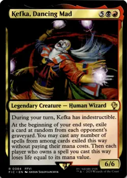 MTG Kefka, Dancing Mad Normal NM Commander: FINAL FANTASY Magic 84 - Image 1