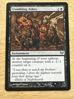 MTG Crumbling Ashes, NM-Mint, English Eventide - Image 1