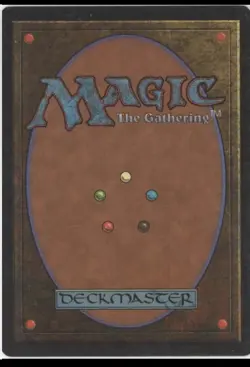 MTG Sindbad x1 MISPRINT WRONG Black Mana Symbol Korean FBB Error 1995 VERY RARE - Image 2