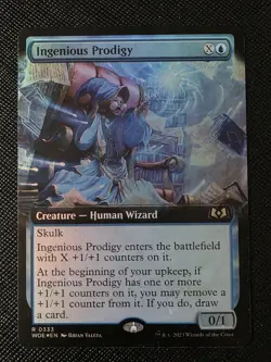 Ingenious Prodigy (Extended Art) Wilds of Eldraine Foil - Image 1