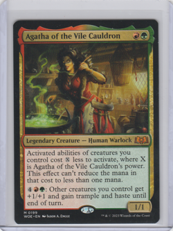 Agatha of the Vile Cauldron Wilds of Eldraine Regular - Image 1