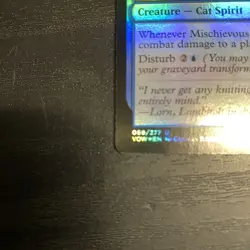 Mischievous Catgeist #69 (Foil) Crimson Vow VOW Magic MTG - Image 5