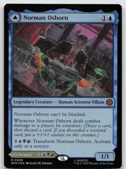 Norman Osborn M Foil Marvel's Spider-Man 39 NM - Image 1