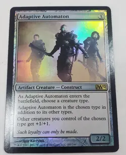 MTG Adaptive Automaton M12 Magic The Gathering 2012 NM/MINT Foil Rare - Image 1
