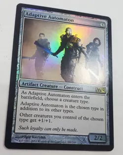 MTG Adaptive Automaton M12 Magic The Gathering 2012 NM/MINT Foil Rare - Image 3