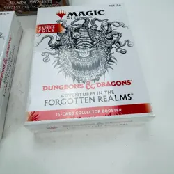 2 Magic MTG Adventures In The Forgotten Realms Booster Sealed + 1992 Series AD&D - Image 3