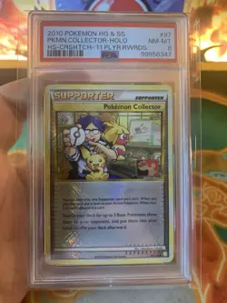 2010 Heartgold & SoulSilver Pokemon Collector 97 Crosshatch Holo - PSA 8 - Image 2
