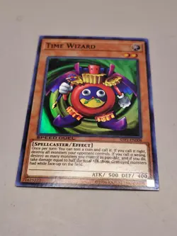 Yugioh Time Wizard STP1-EN008 Speed Duel Super Rare NM - Image 1