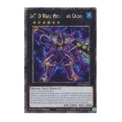 Yu-Gi-Oh! D/D/D Wave High King Caesar (Platinum Secret Rare) - Quarter Century S - Image 1