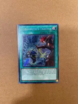 Yu-Gi-Oh! Fiendsmiths Tract EN061 1st Edition Secret Rare NM Collectible Trading - Image 1