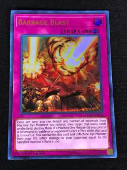 Yugioh Barrage Blast LED4-EN038 1st Ultra (NM) - Image 1