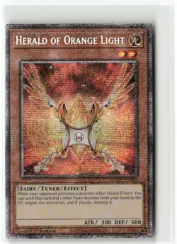 Yugioh Herald of Orange Light Starlight Rare BLMM-EN103 1st Ed NM - Image 1